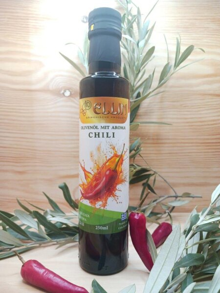 Ellin Olivenöl mit Chilli 250 ml