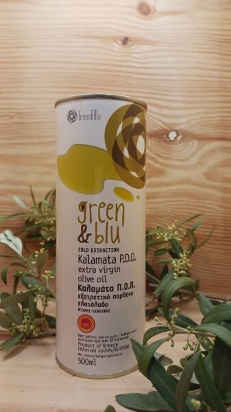 green & blu Extra natives Olivenöl 500 ml (Dose)